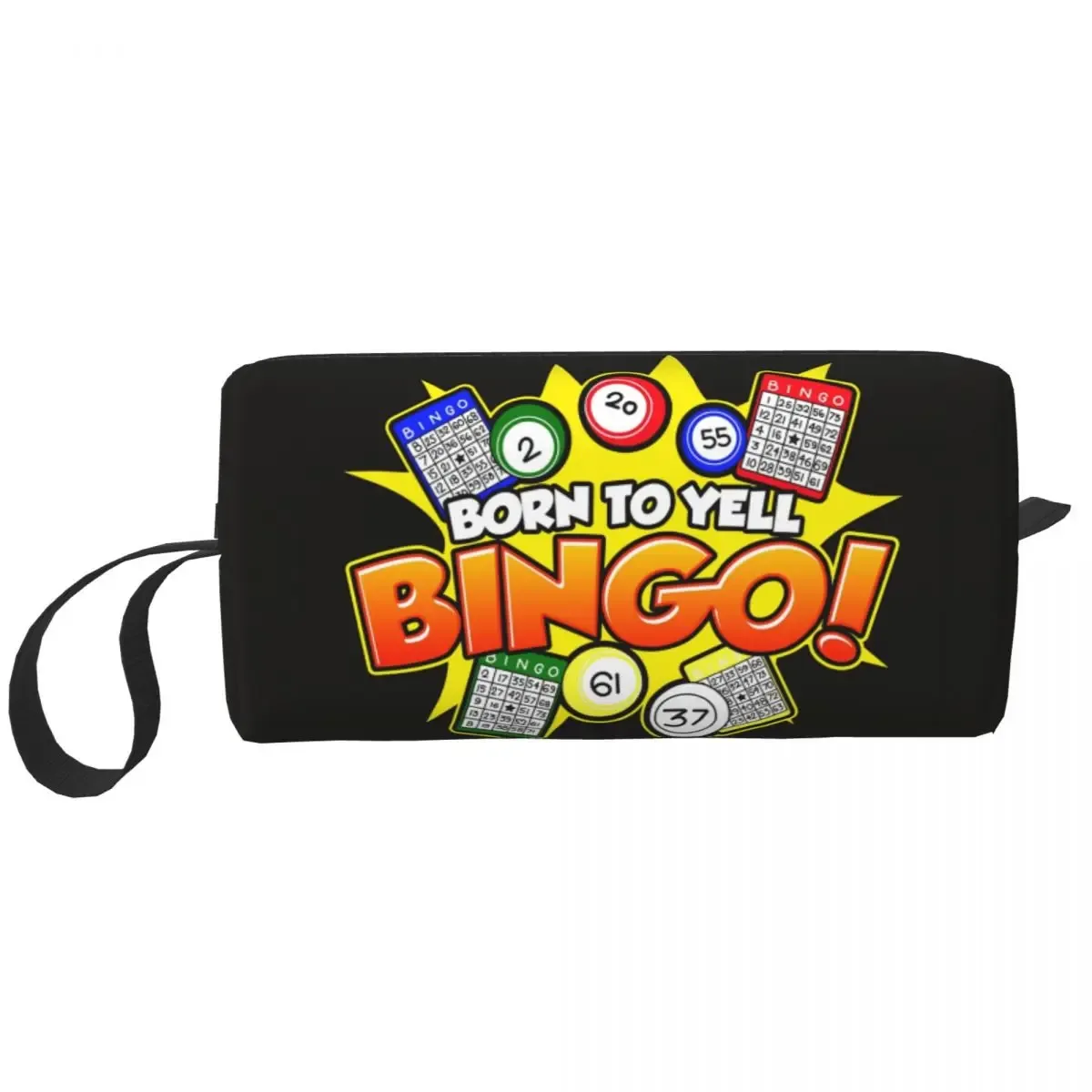 trousse de toilette personnalisée, trousse de voyage, bingo iktoilette, papier kawaii, jeu de maquillage, cosmétique, boîte de rangement de miles pour femme