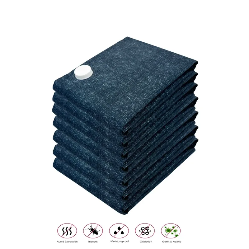 sac de compression épaissi, dortoir domestique, vêtements matelassés, doudoune, sac de compression sous vide, 