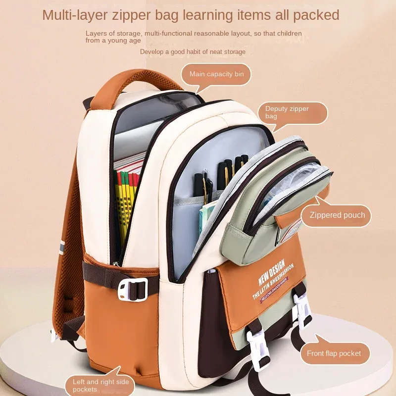 sac à dos pour enfants sacs d'école pour enfants filles garçons sac à dos d'école orthopédique cartable primaire étanche sac de livre mochila infanti