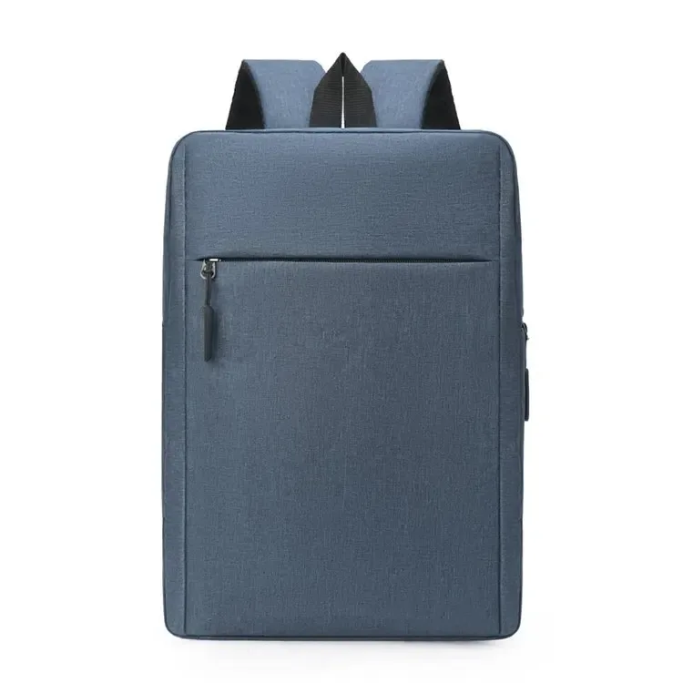 sac à dos pour ordinateur portable, mode européenne et américaine, sac à dos de grande capacité pour les affaires et les loisirs, sac à dos simple de couleur unie pour les trajets quotidiens.