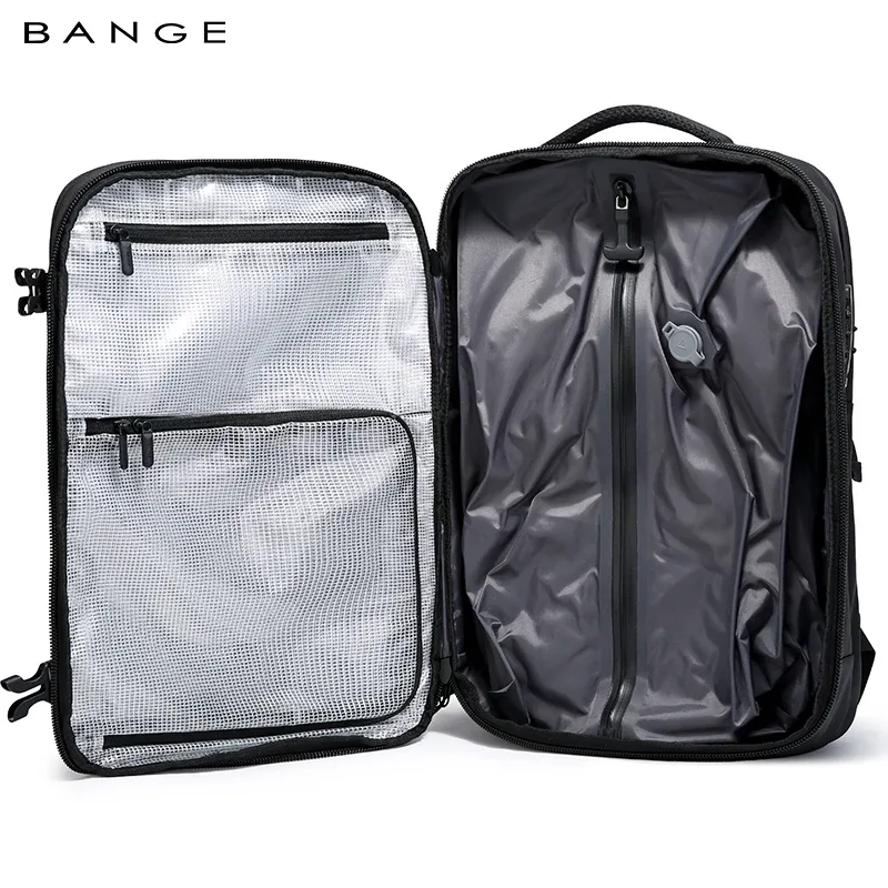 sacs à dos de voyage pour hommes, sac à dos pour ordinateur portable de 15 pouces, sac à dos d'affaires de grande capacité, sac à dos d'école extensible pour randonnée