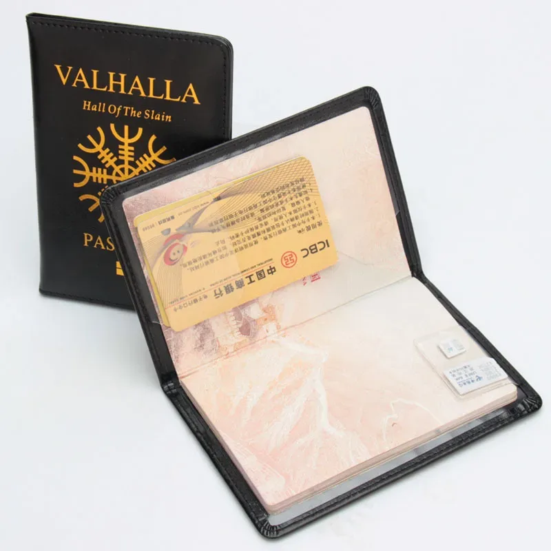 accessoires de voyage porte-passeport anime européen américain couvertures de passeport portefeuille couverture de passeport en cuir porte-carte d'identité de voyage