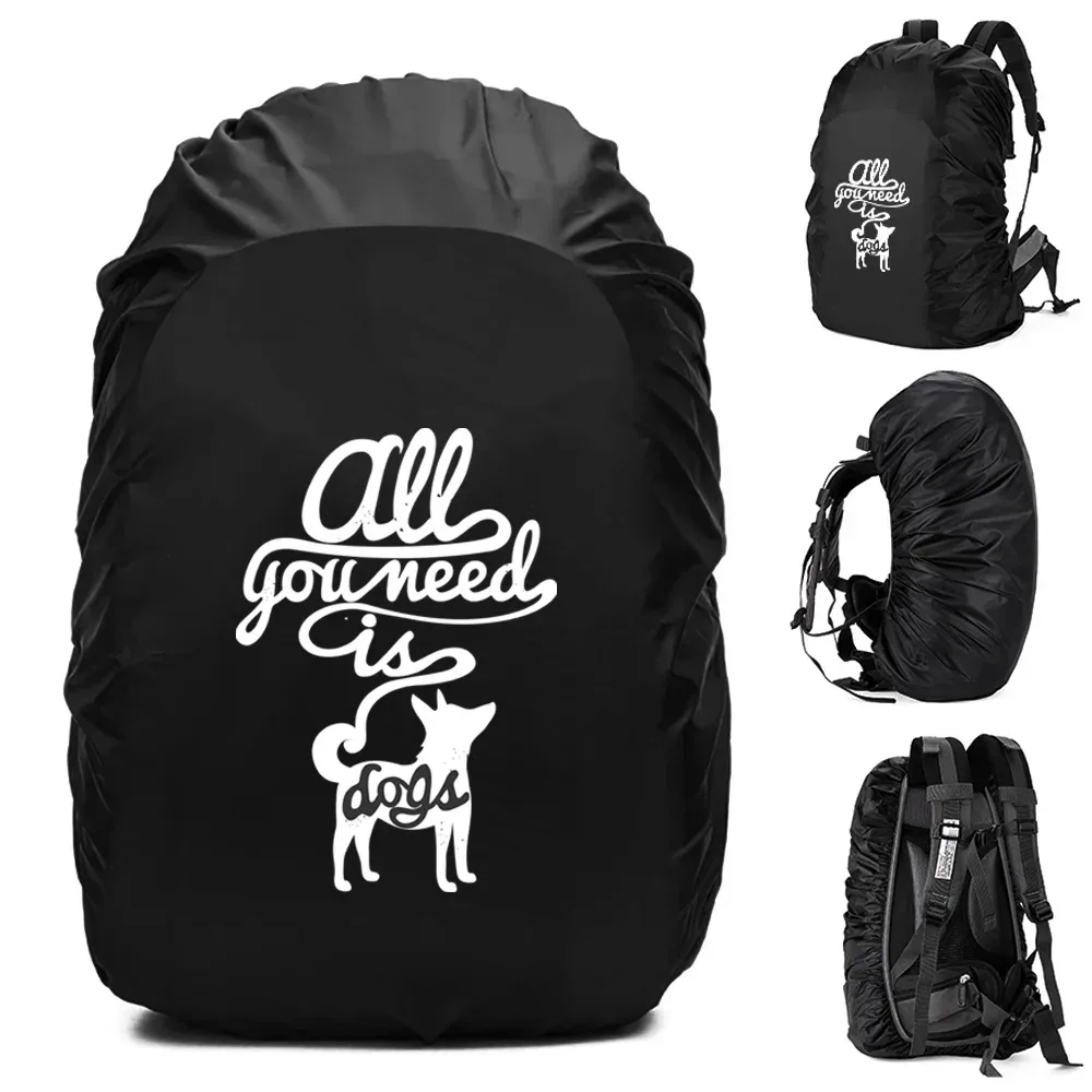 sac à dos imperméable pour homme, housse de pluie, sport de plein air, cyclisme de nuit, housse de pluie légère, sac de sécurité, camping, randonnée, 20l-75l