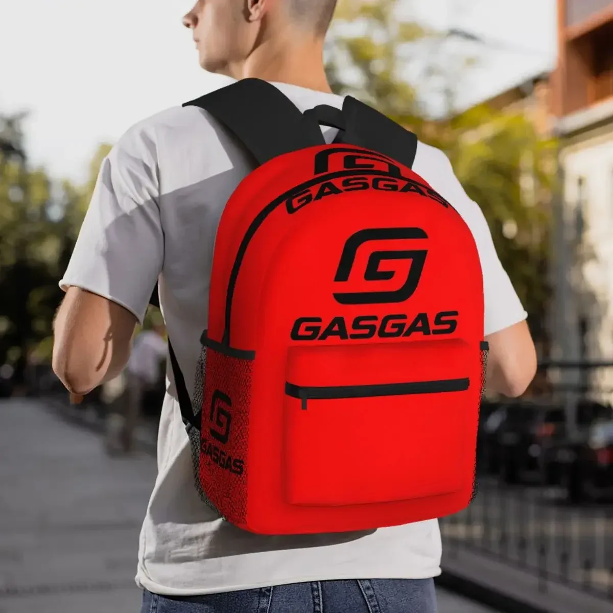 sac à dos g-gasgas pour moto, course moto, étudiant, école, randonnée, voyage, pour garçons et filles, sac à livres, sacs à bandoulière