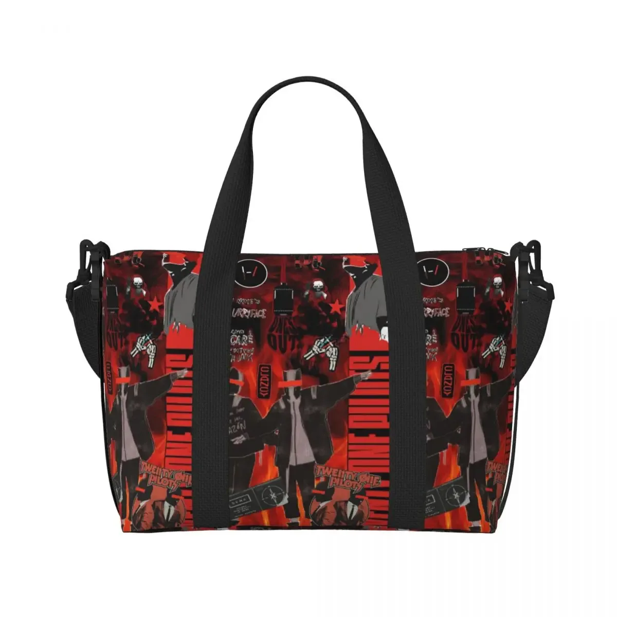 sac fourre-tout personnalisé t-twentys one p-pilots de marque classique pour femmes, sacs de voyage de grande capacité pour salle de sport et plage