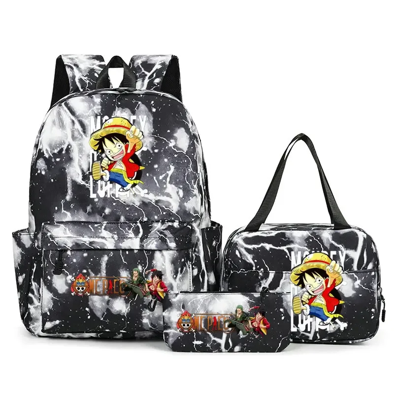 sacs à dos one piece pour étudiants, sacs d'école pour adolescents, hommes et femmes, sac fourre-tout, pochette, sacs à dos en nylon, sacs de voyage