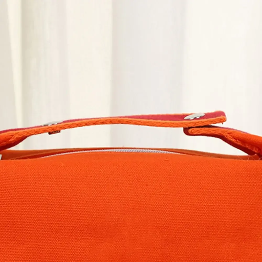 sac de rangement cosmétique tendance grande capacité, trousse de toilette portable, organiseur de maquillage en toile pour voyage