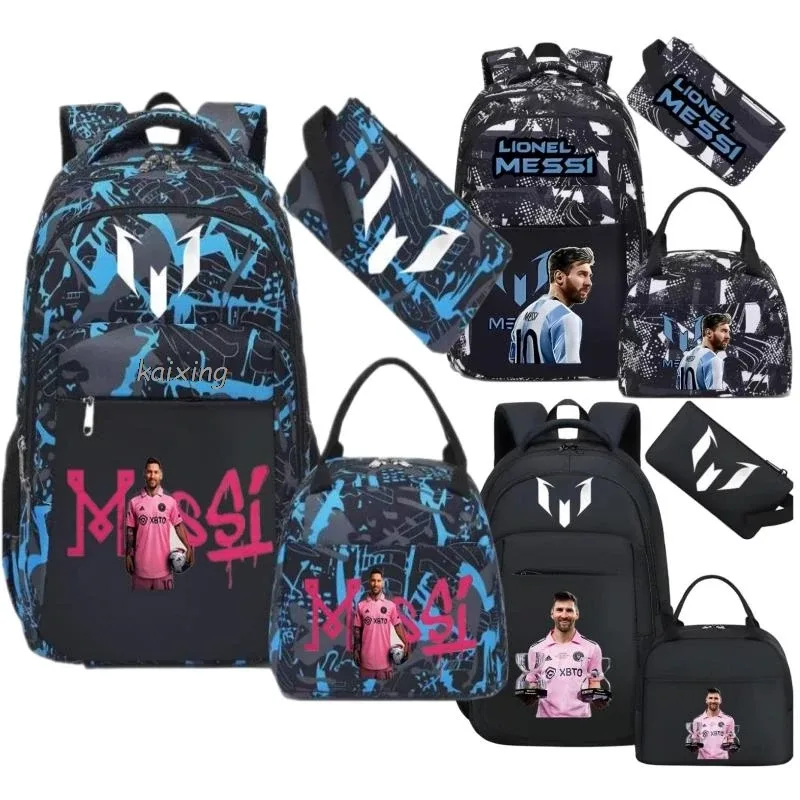 nouveau sac à dos messi pour adolescents, filles et garçons, sac à dos pour ordinateur portable, sacs d'école multi-poches pour femmes et hommes, sacs de voyage camouflage