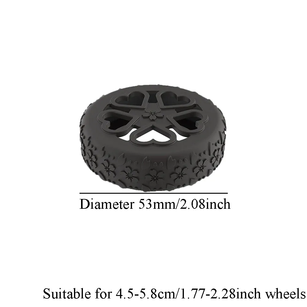 protecteur de roues de bagages en silicone, 4 pièces/ensemble, manchons de couverture silencieux et résistants aux chocs pour valises à roulement lisse, couverture de roue de transport