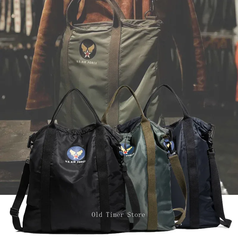 Okonkwo USAF sac de casque de pilote Amekaji sac à bandoulière simple pour équipement de moto