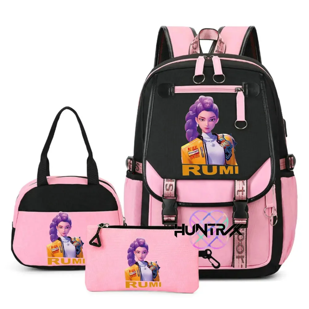 nouveaux sacs à dos kpop demon hunters, sac d'école pour garçons et filles, sac à dos pour ordinateur portable, pour adolescents, filles et femmes, imprimé mochila escolar, cadeau