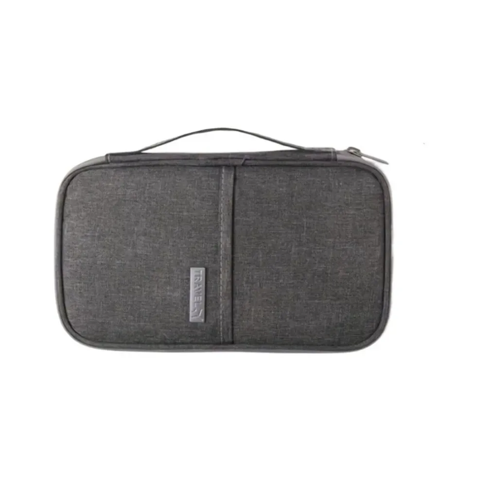 porte-passeport de couleur unie, porte-cartes, portefeuille de voyage, sac de rangement pour cartes de grande capacité, accessoires de voyage