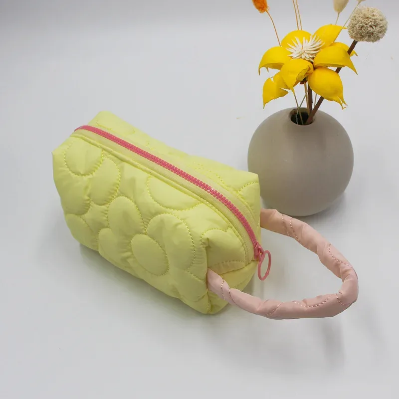 sacs à main en coton pour femmes sac de rangement tendance étui à cosmétiques de haute qualité sacs à maquillage coréens pour femmes sac de voyage décontracté sac à cosmétiques
