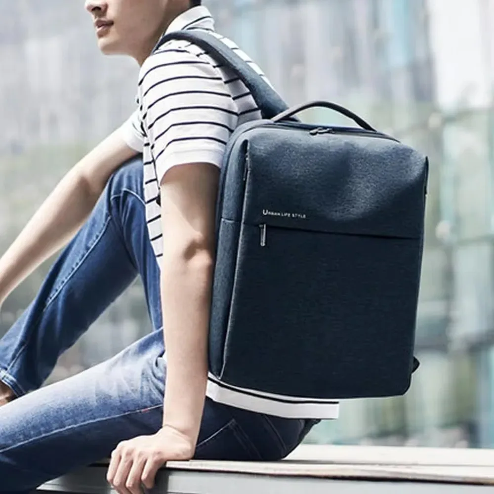 sac à dos xiaomi mi minimalist urban life style en polyester pour l'école, les affaires, les voyages, sac pour homme grande capacité