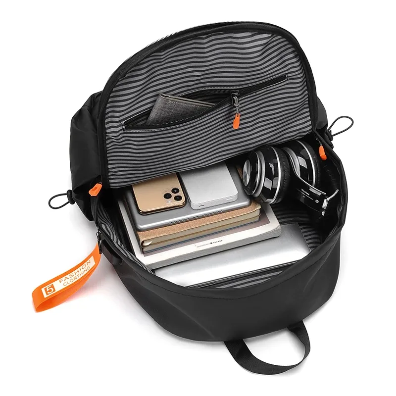 sac à dos de luxe pour hommes, sac à dos pour ordinateur portable de haute qualité 15.6 pouces, sac de voyage étanche de grande capacité, sacs à dos d'école à la mode pour hommes