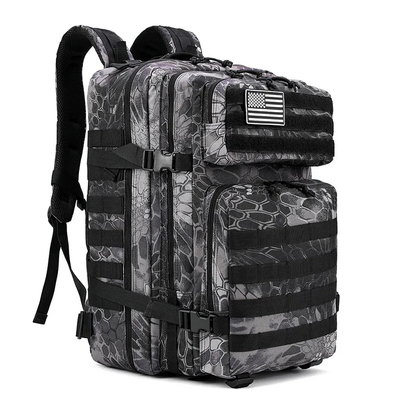 sac à dos tactique militaire elite 30l/50l, résistant à l'usure, durable, molle, sac de survie 3 jours, sac à dos de travail pour escalade en plein air, voyage