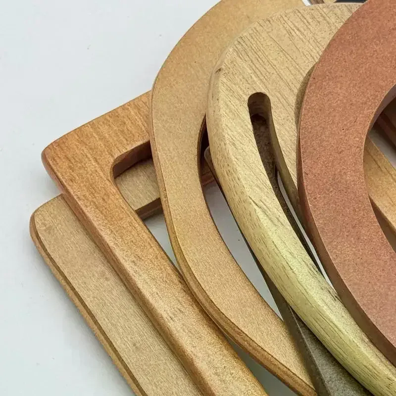 poignée de sac en bois, sangles carrées pour sacs, pièces de sac à main diy, poignée de remplacement classique pour sacs fourre-tout, accessoires pour sacs