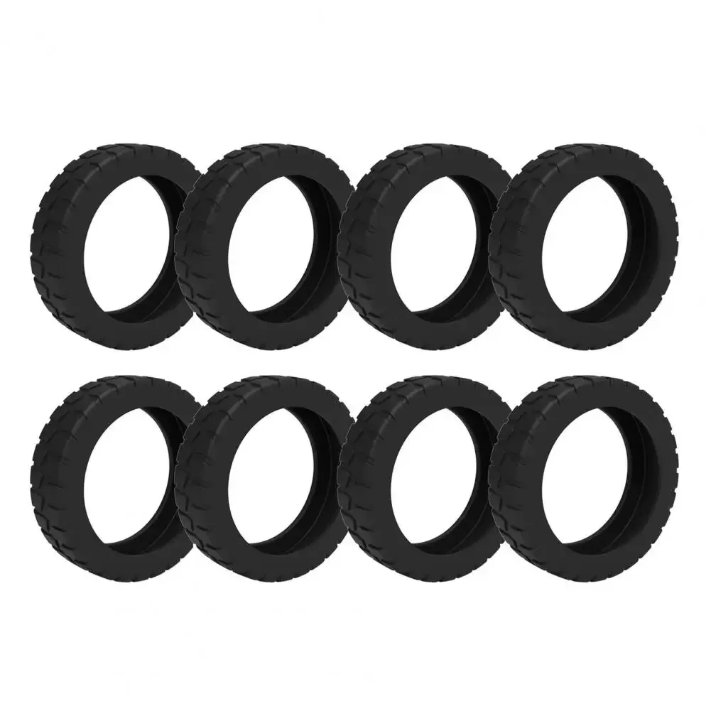 juste de roue de bagage en silicone, réduction du bruit, 8 spinner, valise de cabine, protection de roulette, accessoires de bagages, 8 pièces