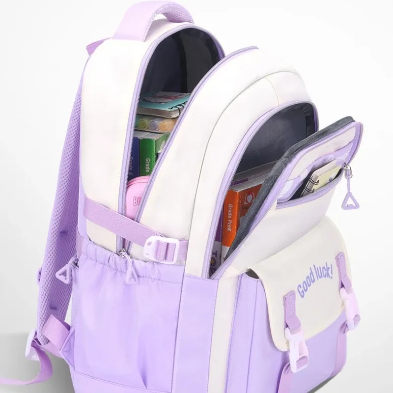 3 pièces/ensemble enfants école sac à dos pour les filles avec boîte à déjeuner porte-crayon ensemble primaire primaire moyen lycée école sacs à livres