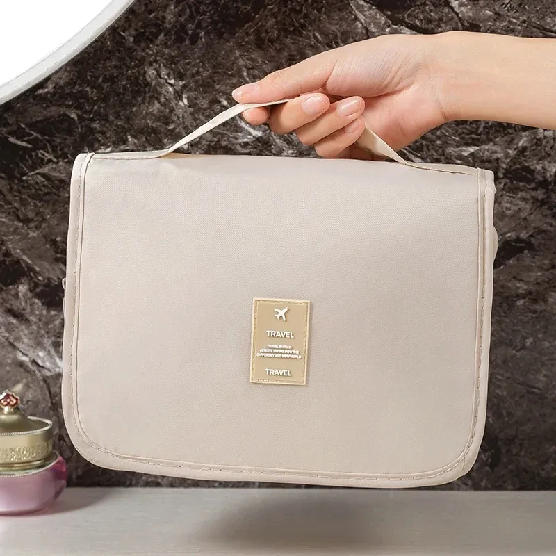 sac de rangement multifonctionnel pour cosmétiques avec crochet de voyage