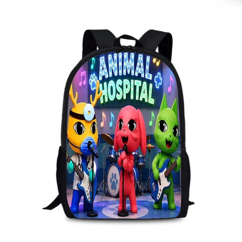 sac à dos d'hôpital vétérinaire pour enfants garçons filles, grande capacité, léger et imperméable pour les élèves du primaire et du collège 