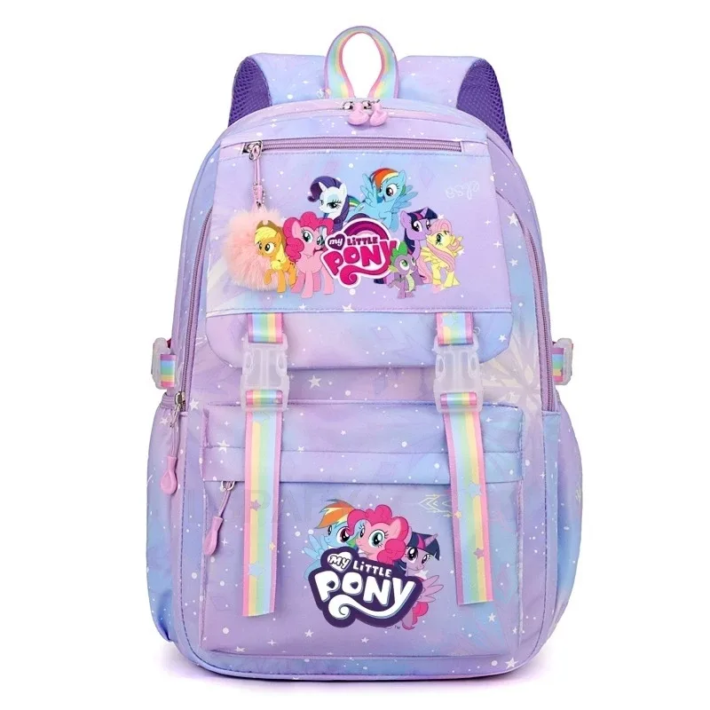 sac à dos my little pony pour femmes, garçons et filles, sac à livres, sac à dos de dessin animé kawaii pour étudiants et adolescents, mochila, cadeau d'anniversaire