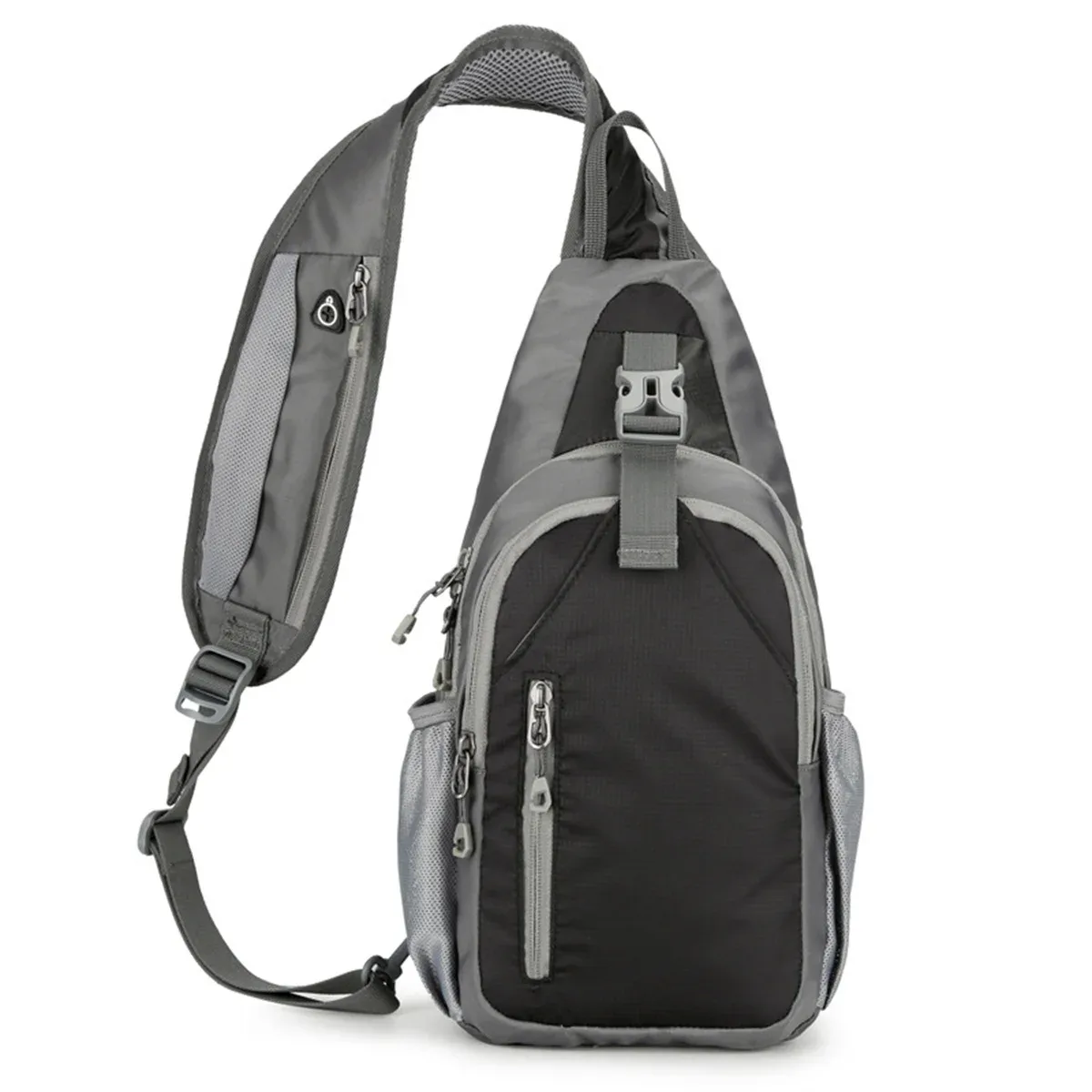 sac à bandoulière imperméable avec blocage rfid, sac à dos bandoulière, sac de poitrine, sac à dos de jour pour la randonnée et les voyages