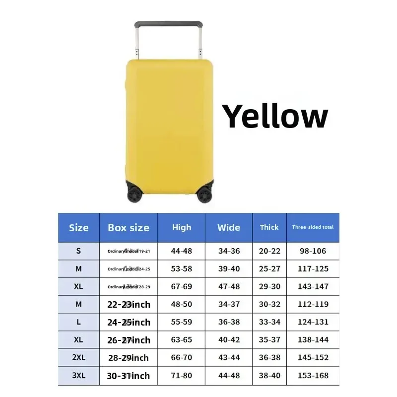 housse de bagage de voyage sportive épaissie pour tige de traction large, housse de protection spécialisée anti-poussière pour valise et étui en cuir