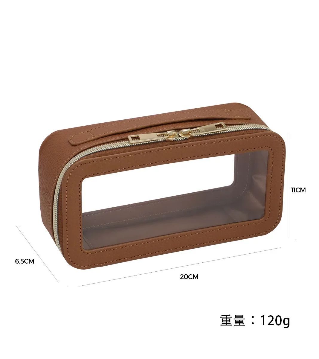 sac de toilette en cuir pu personnalisé avec lettres, transparent, pour femme, avec fermeture éclair, imperméable, grande capacité, sac de rangement de luxe