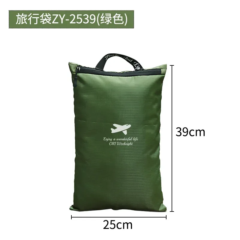 sacs de rangement de voyage à enroulement, en oxford 420d, imperméables, pour équipement de camping et de randonnée, anti-salissures, vert transparent
