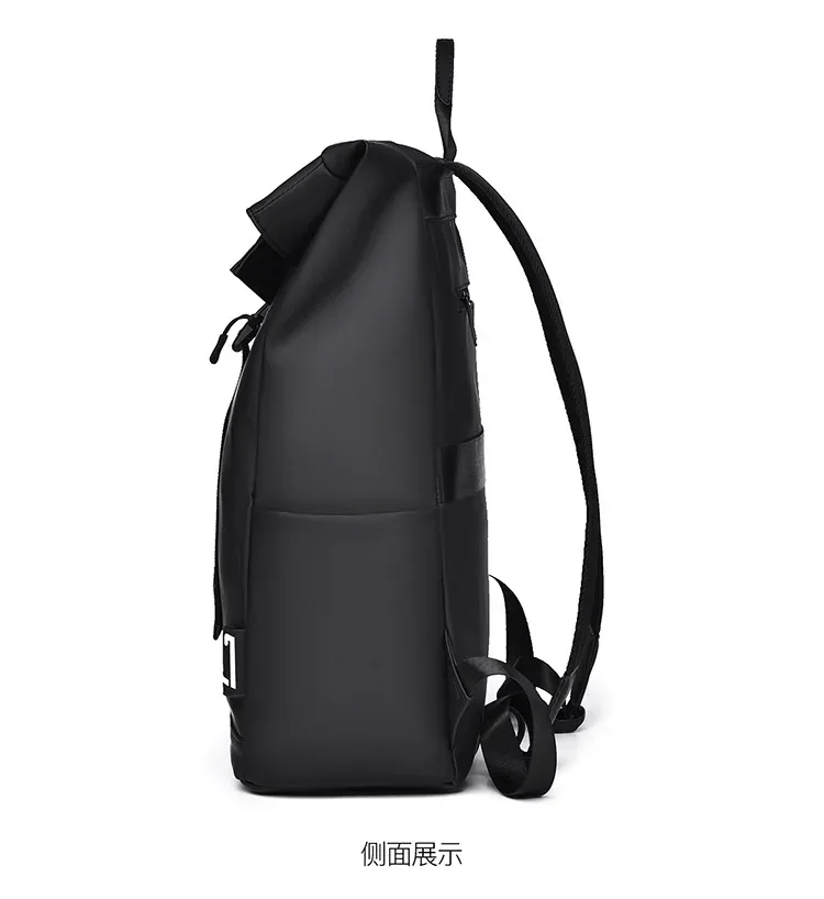 sac à dos à rabat imperméable, grande capacité, décontracté, pour ordinateur portable, idéal pour les affaires, l'école, les trajets quotidiens, les étudiants et le bureau.