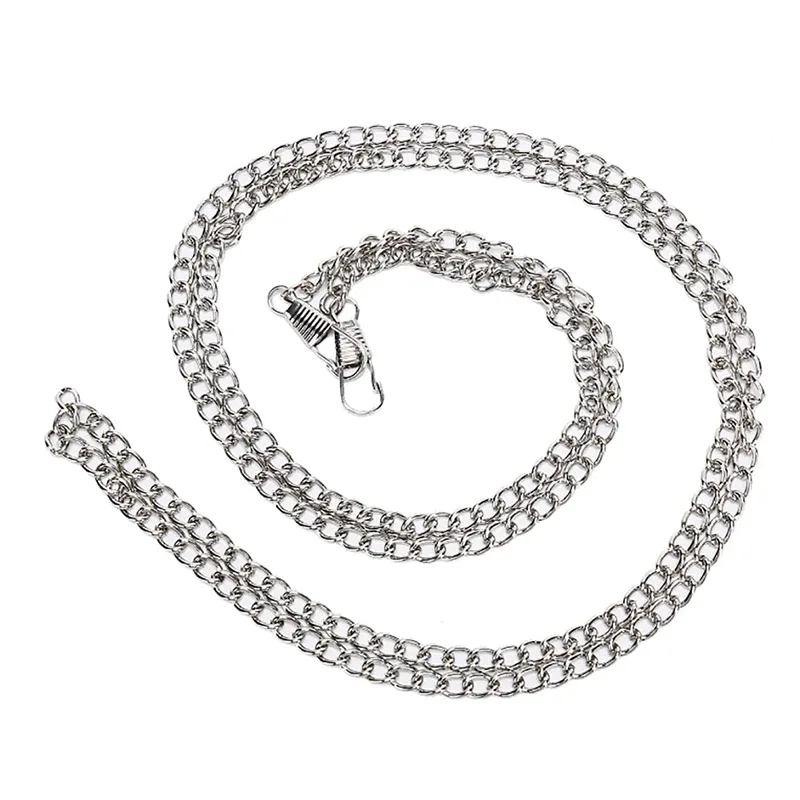 sangles de sacs à bandoulière en métal de 120cm, boucles, pièces de bricolage, accessoires longs