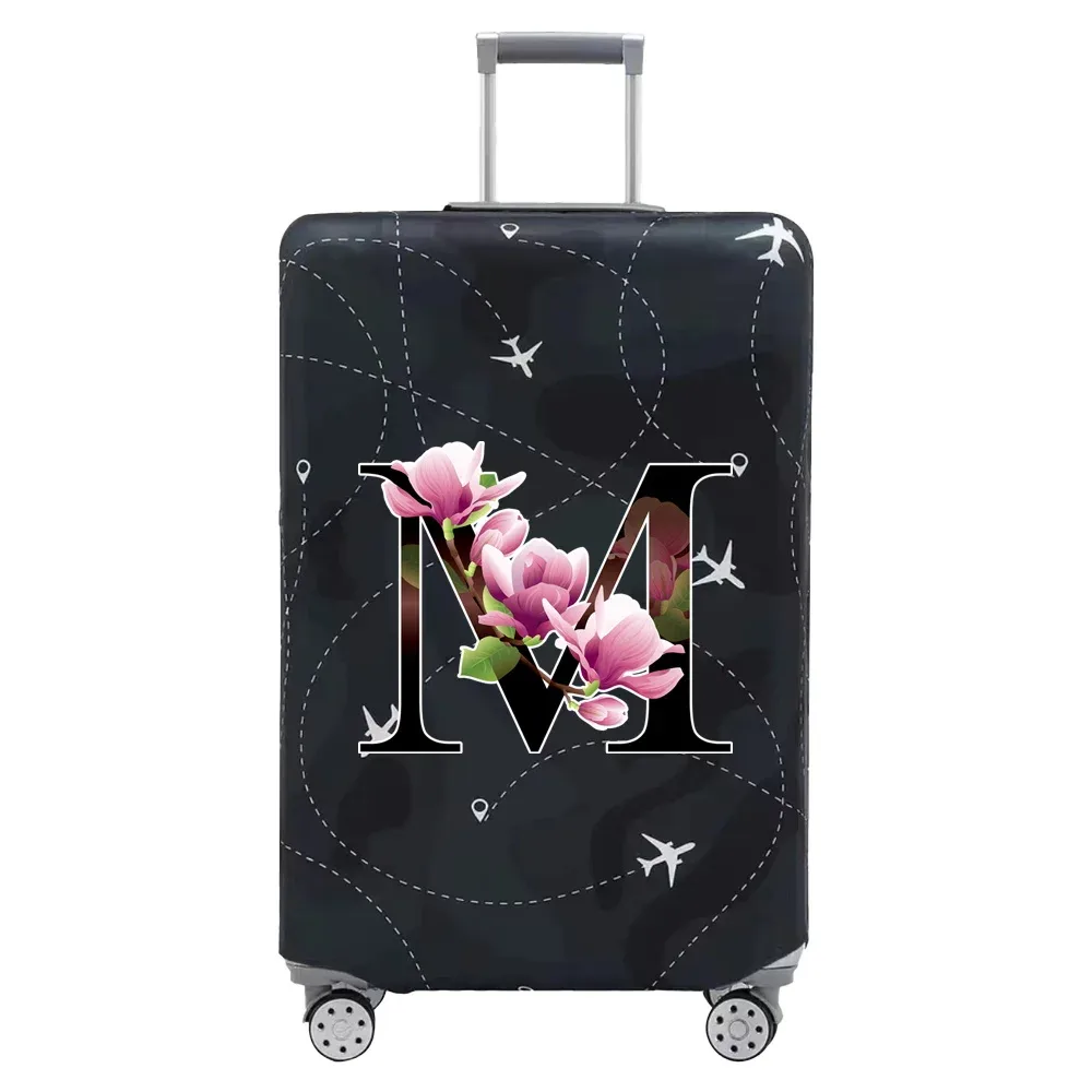 housse de protection pour bagages, accessoires de voyage, anti-poussière et résistante à l'usure, série letter, 18-32 pouces