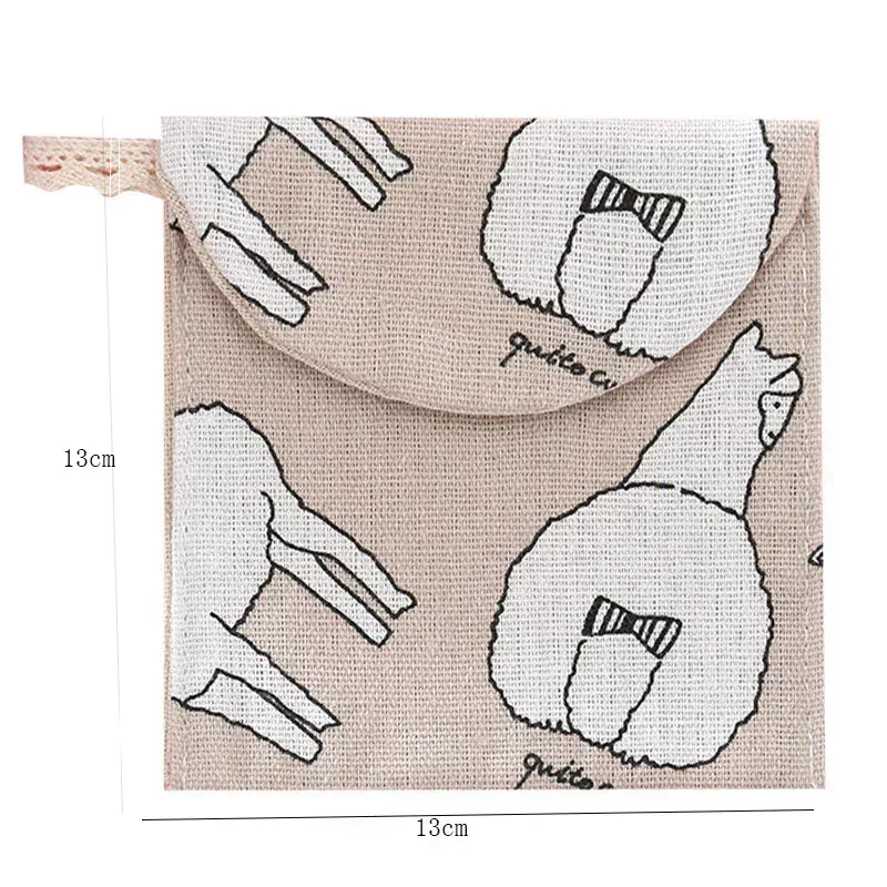organisateur de cosmétiques pour femmes, sac de rangement pour serviettes hygiéniques, pochette de rangement pour maquillage, porte-monnaie et cartes, petite trousse de toilette pour filles et femmes
