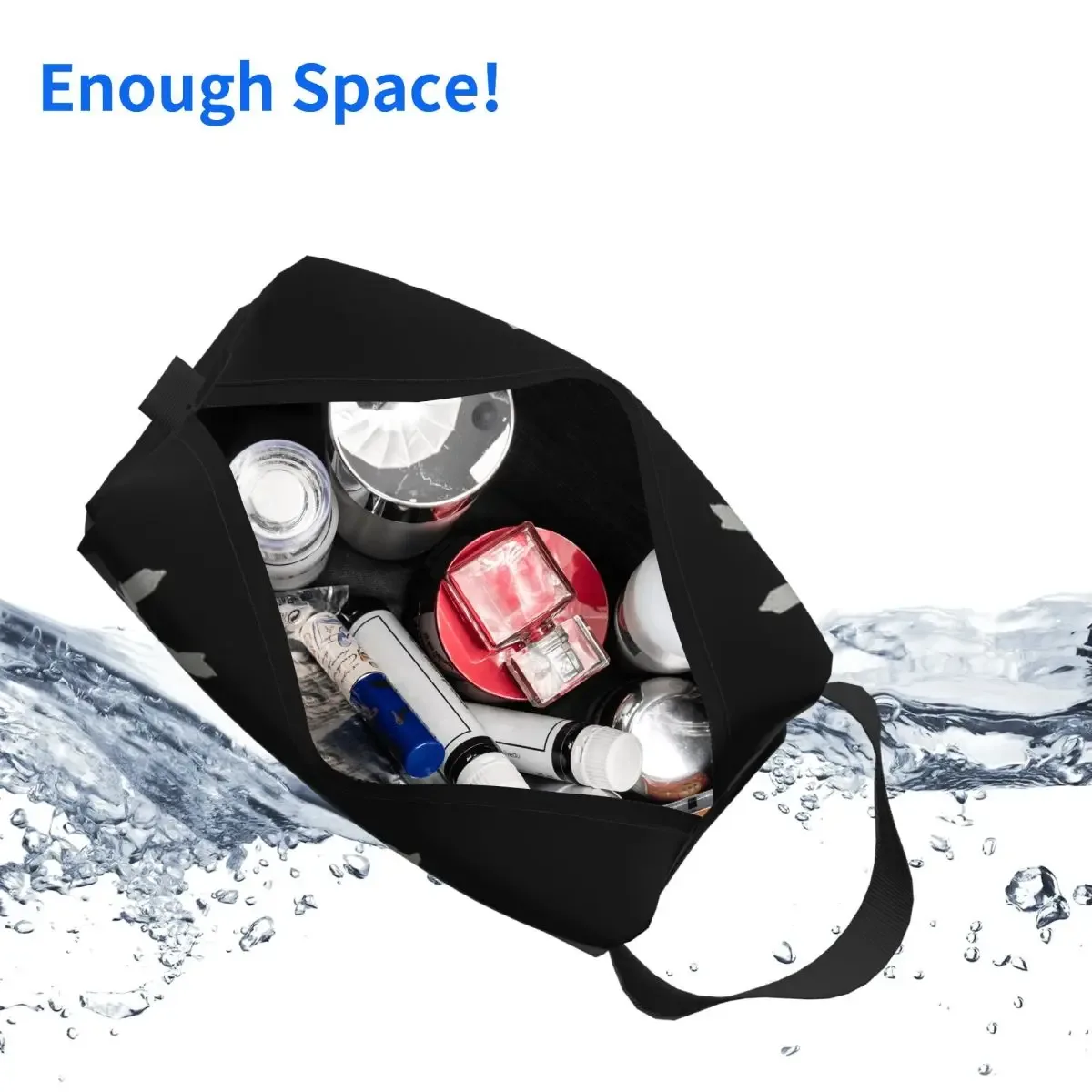 korn rock music – trousse de maquillage, organisateur de cosmétiques, trousse de toilette, trousse à cosmétiques pour femmes, trousse de beauté, trousse à crayons de voyage