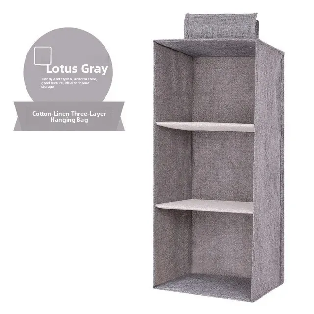 sac de rangement suspendu pliable, organisateur de garde-robe multi-couches pour vêtements, sous-vêtements, chaussures, rangement moderne minimaliste pour la chambre à coucher
