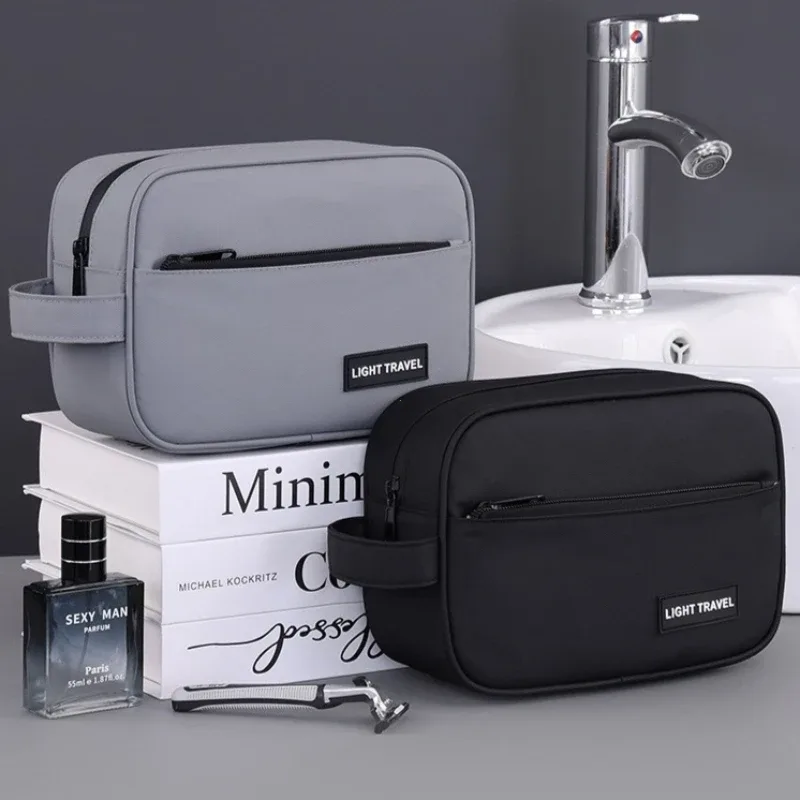 trousse de toilette suspendue imperméable grande capacité, sac de voyage portable, trousse à cosmétiques pour hommes et femmes, pochette de lavage