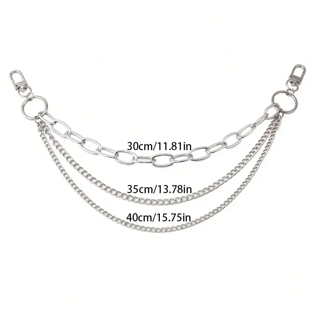 y2k – sangle en chaîne de perles en métal pour sacs, chaîne de sac multicouche pour sac à main, poignées de bricolage, pendentif étoile, sac à bandoulière, accessoires de chaîne