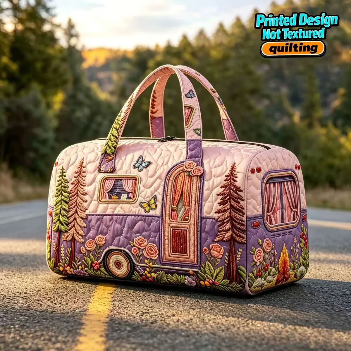 sac à main matelassé durable 40x20x20 cm avec motif matelassé 3d, grande capacité, sac de voyage et de sport