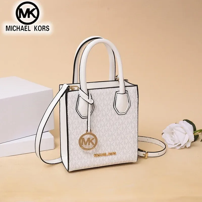 sac à bandoulière michael kors pour femmes, sac seau décontracté à motif lettres, sac sous le bras pour partitions de musique, sac de voyage mk pour filles