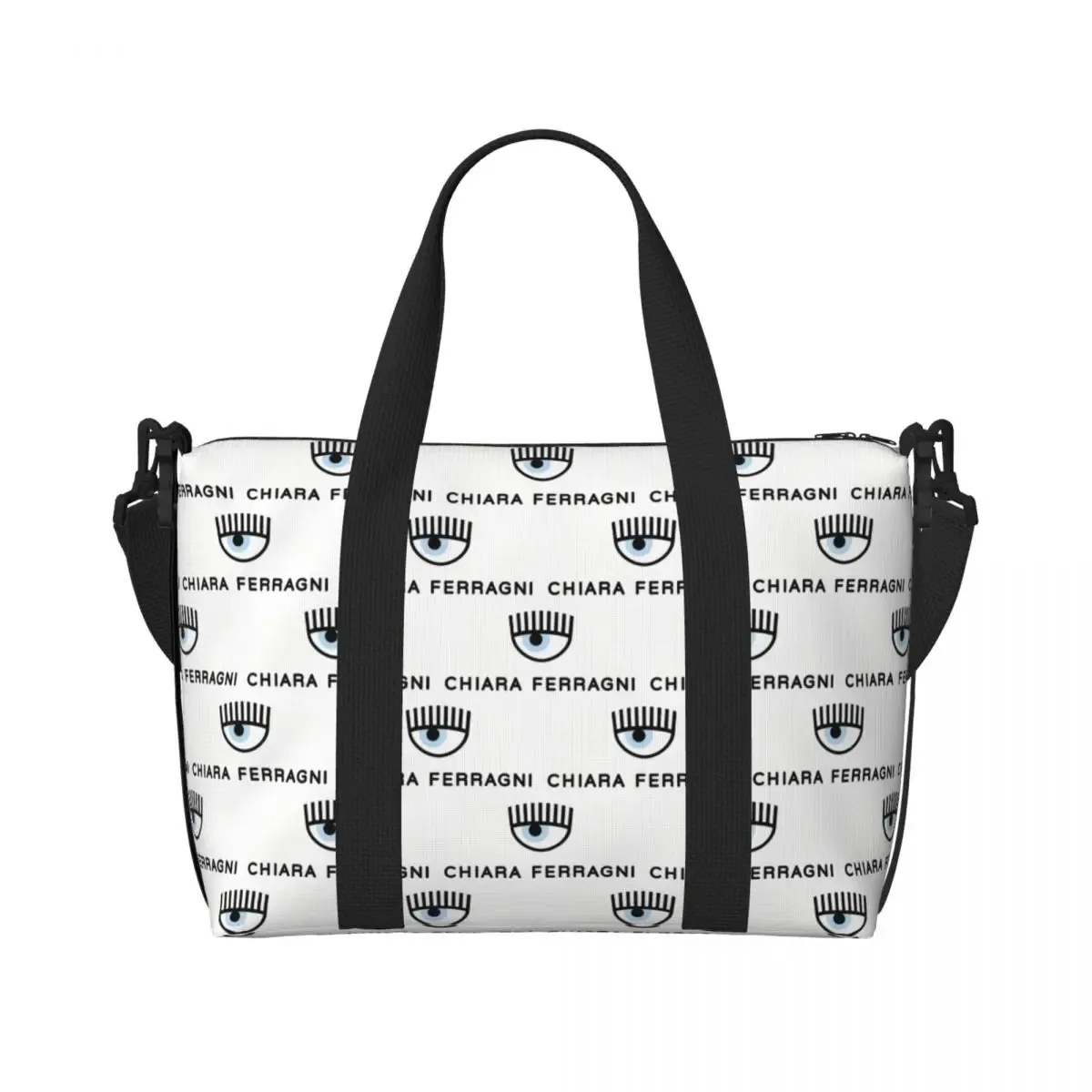 mode personnalisée yeux chauds f-erragnis c-chiaras sac fourre-tout de plage femmes grand compartiment plage salle de sport sacs de voyage