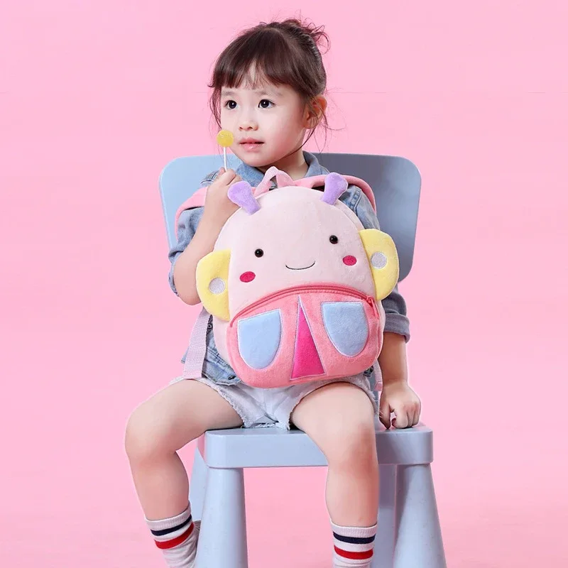 sacs à dos d'animaux de dessin animé 3d pour enfants, sac d'école en peluche douce pour enfants de la maternelle, cartables kawaii pour enfants, filles et garçons
