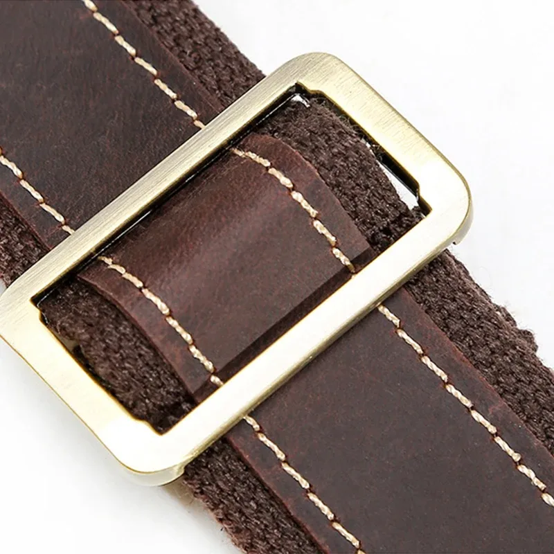 sangles en cuir véritable pour sac de voyage, sangle de sac pour sacs à main, étui à bombes, cuir de cheval elin initié, haute qualité