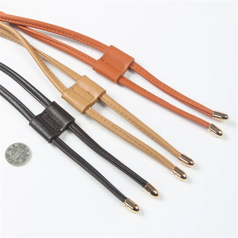 sangle de sac en cuir pu pour femme, bricolage, remplacement, proximité, ulà cordon, sac à dos, faisceau, poche, sac à main, accessoires, nouveau, 0.8cm mince, 120cm, e27