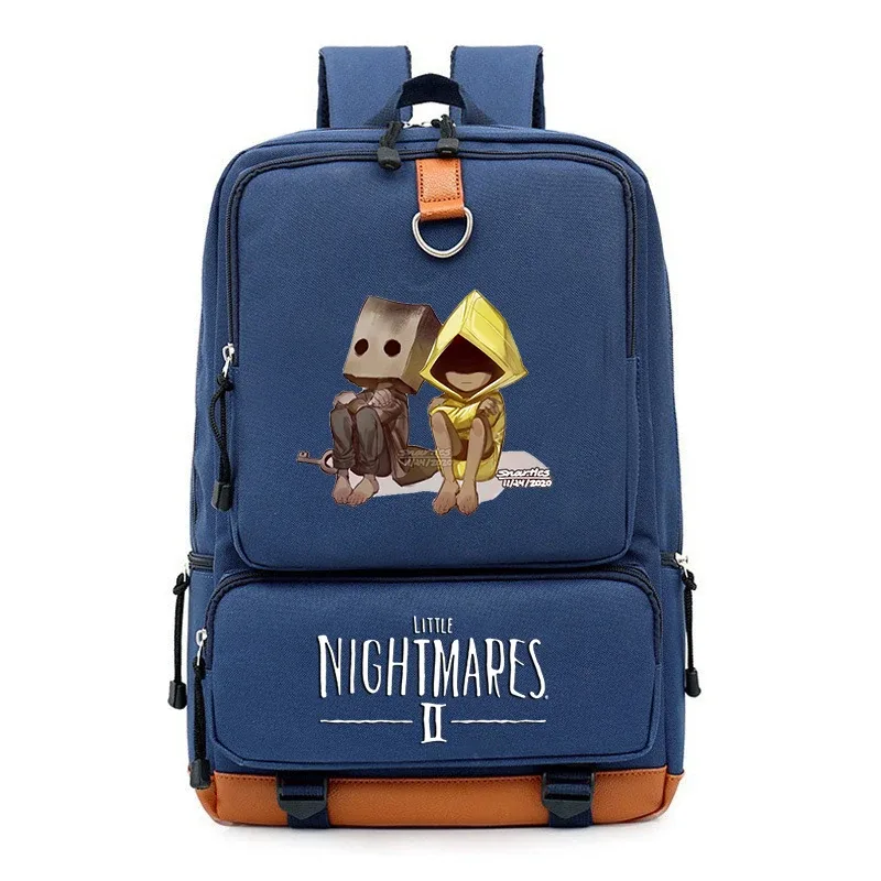 jeu petits cauchemars 2 sacs à dos pour garçon fille sacs d'école sac à dos adolescents enfants voyage quotidien sac à dos mochila