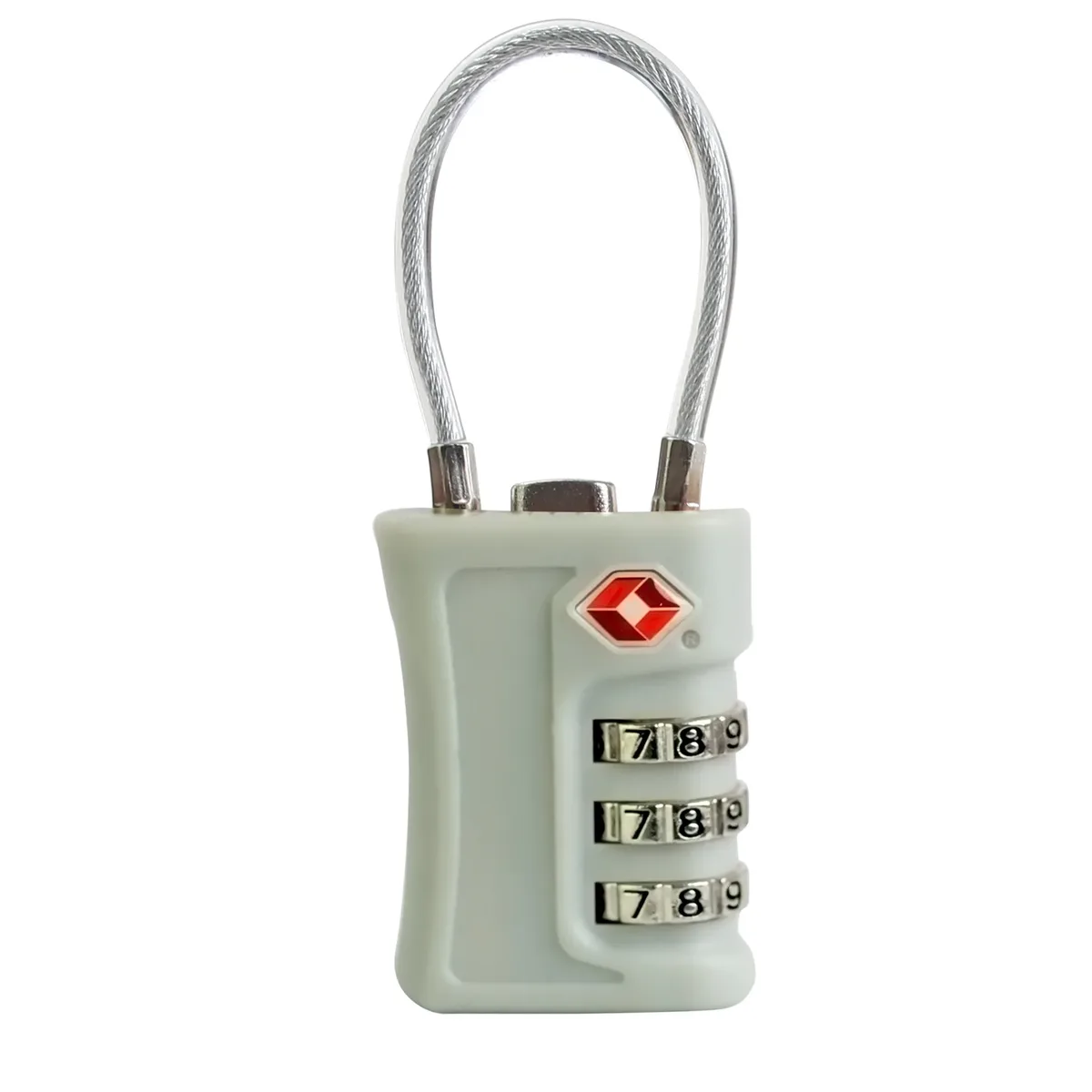 serrure tsa à 3 chiffres personnalisable en alliage de zinc, avec mot de passe numérique modifiable, antivol, portable, pour bagages et valises, idéale pour les voyages en avion.