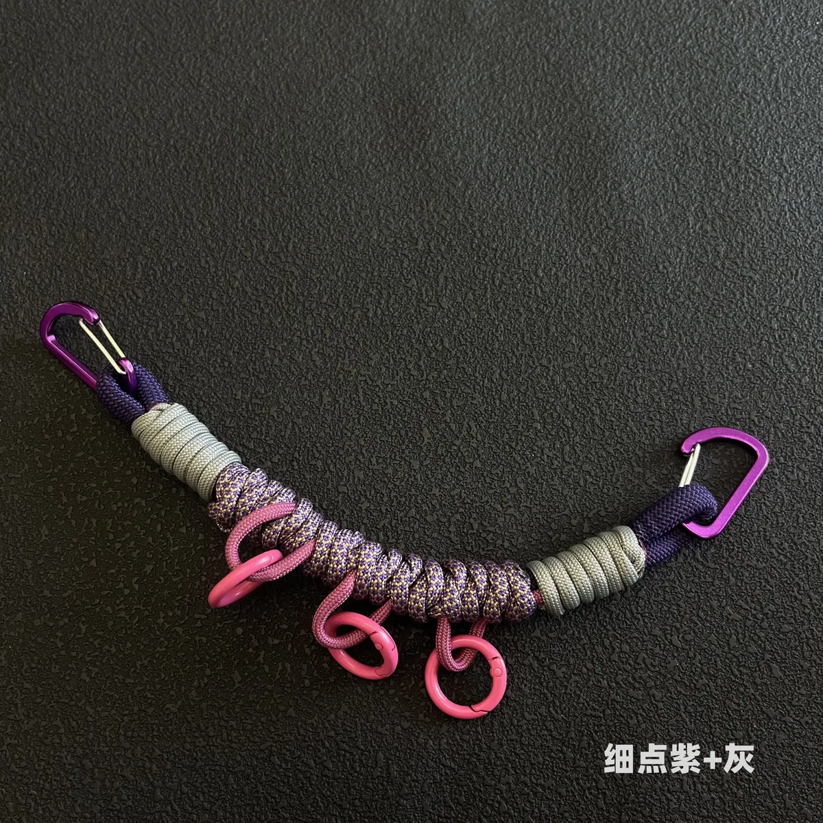 accessoires de sangle de sac multifonction en paracorde tressée à la main pour modification tactique extérieure diy, corde de suspension pour sac à dos