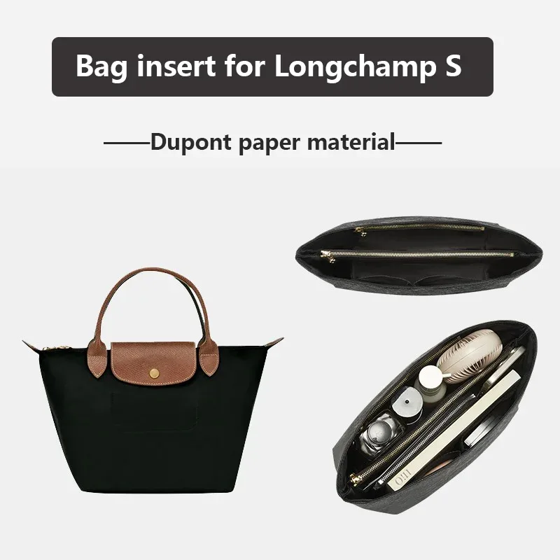 sac de rangement étanche, insertion pour sac longchamp à long manche, fourre-tout, rangement, sac léger, sac de support, accessoires