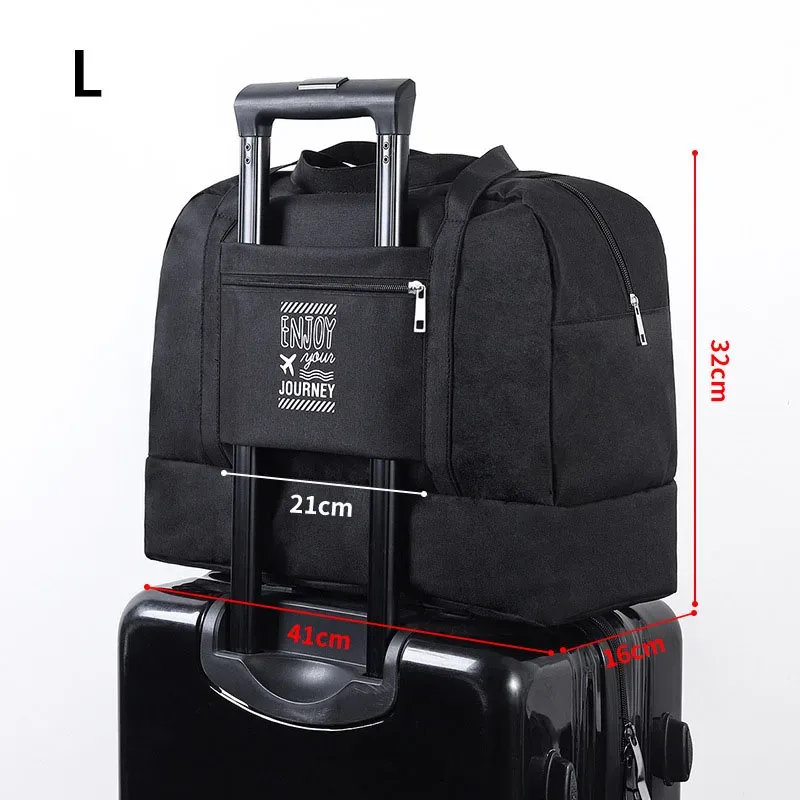 sac de sport et de voyage grande capacité en tissu oxford pour le yoga, la gym, les week-ends, sac à main de voyage pour femmes et hommes, organisateur de bagages