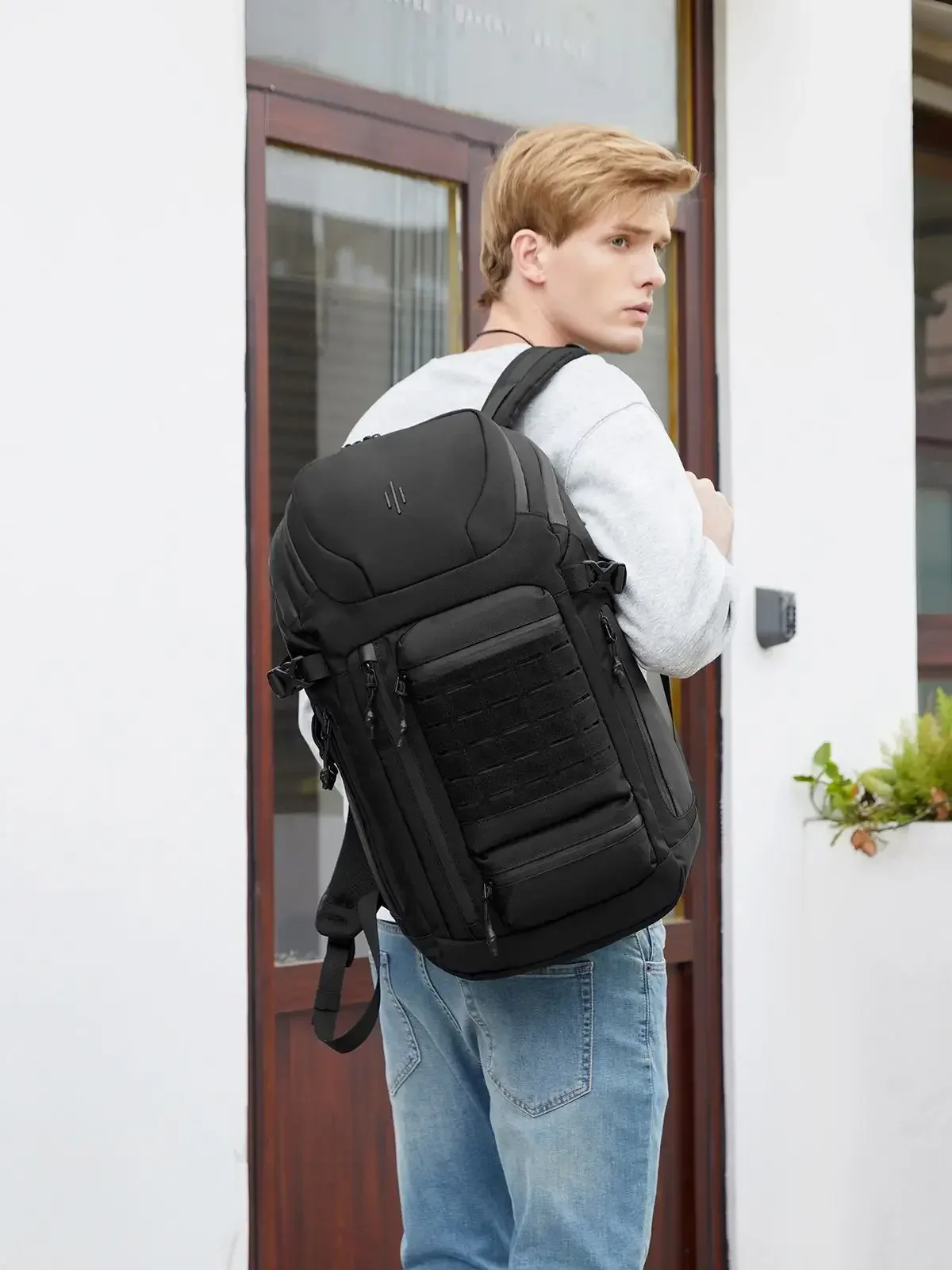 ozuko sac à dos de voyage pour ordinateur portable sac à dos d'université de grande capacité sac de trajet d'affaires adapté aux ordinateurs portables de 17 pouces pour hommes